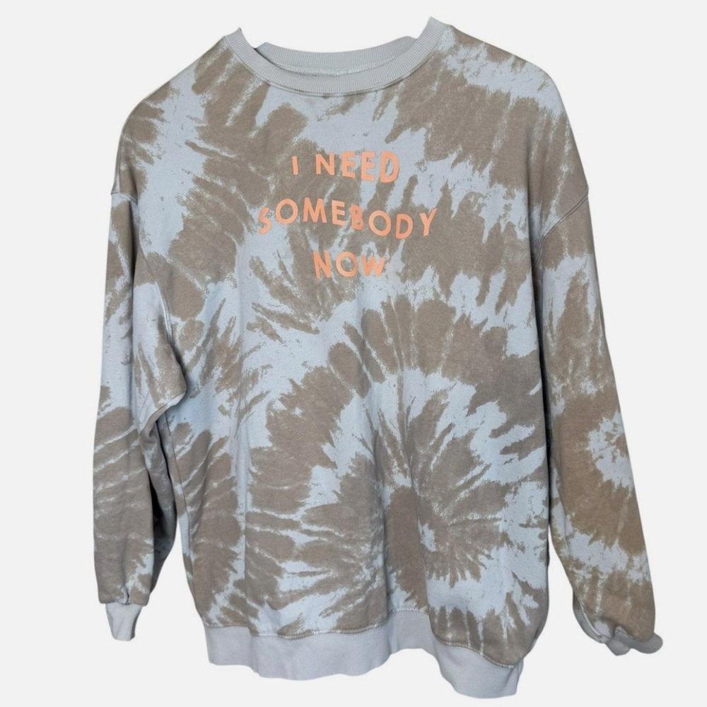 Shawn Mendes The Tour Tie-Dye I need somebody now Sweatshirt